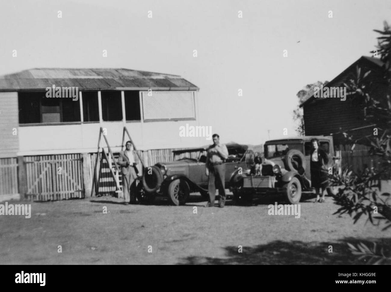 1 392917 Fibro house at Bagara, 1947 Stock Photo