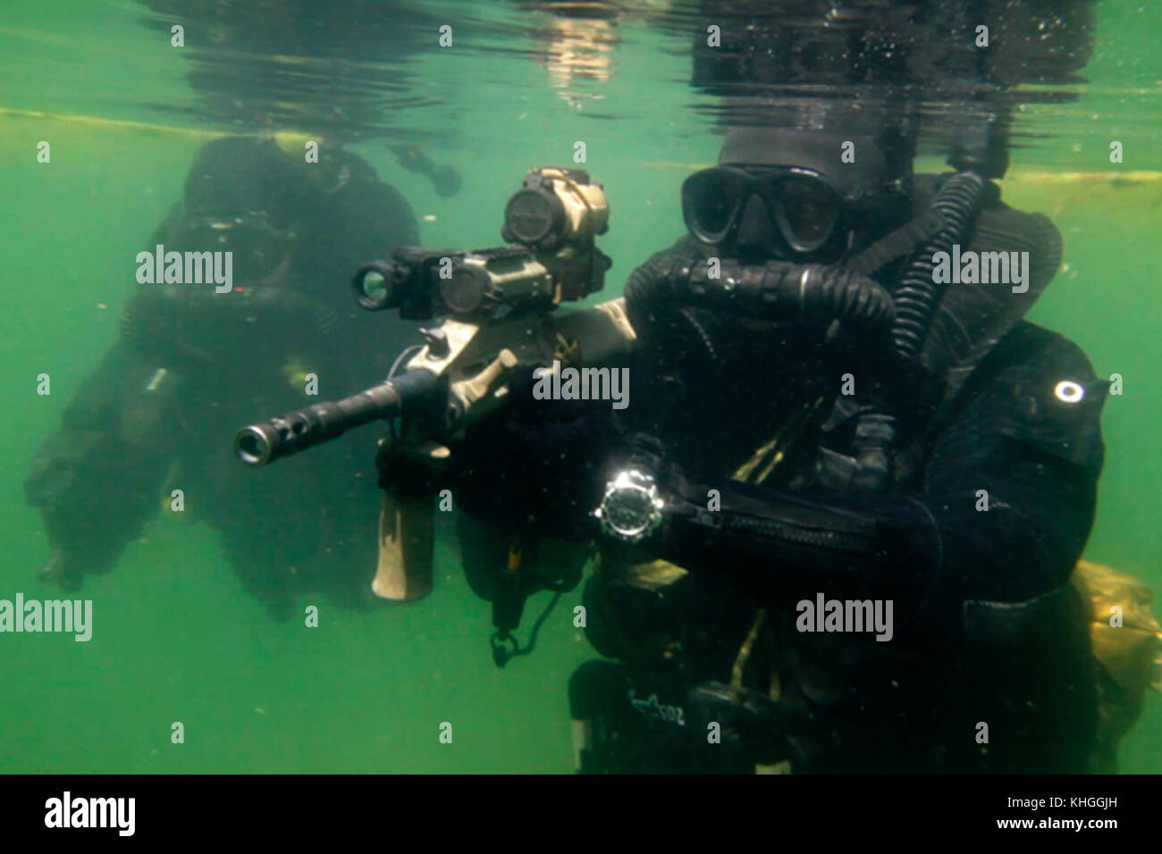 Jagdkommando Kampfschwimmer Stock Photo