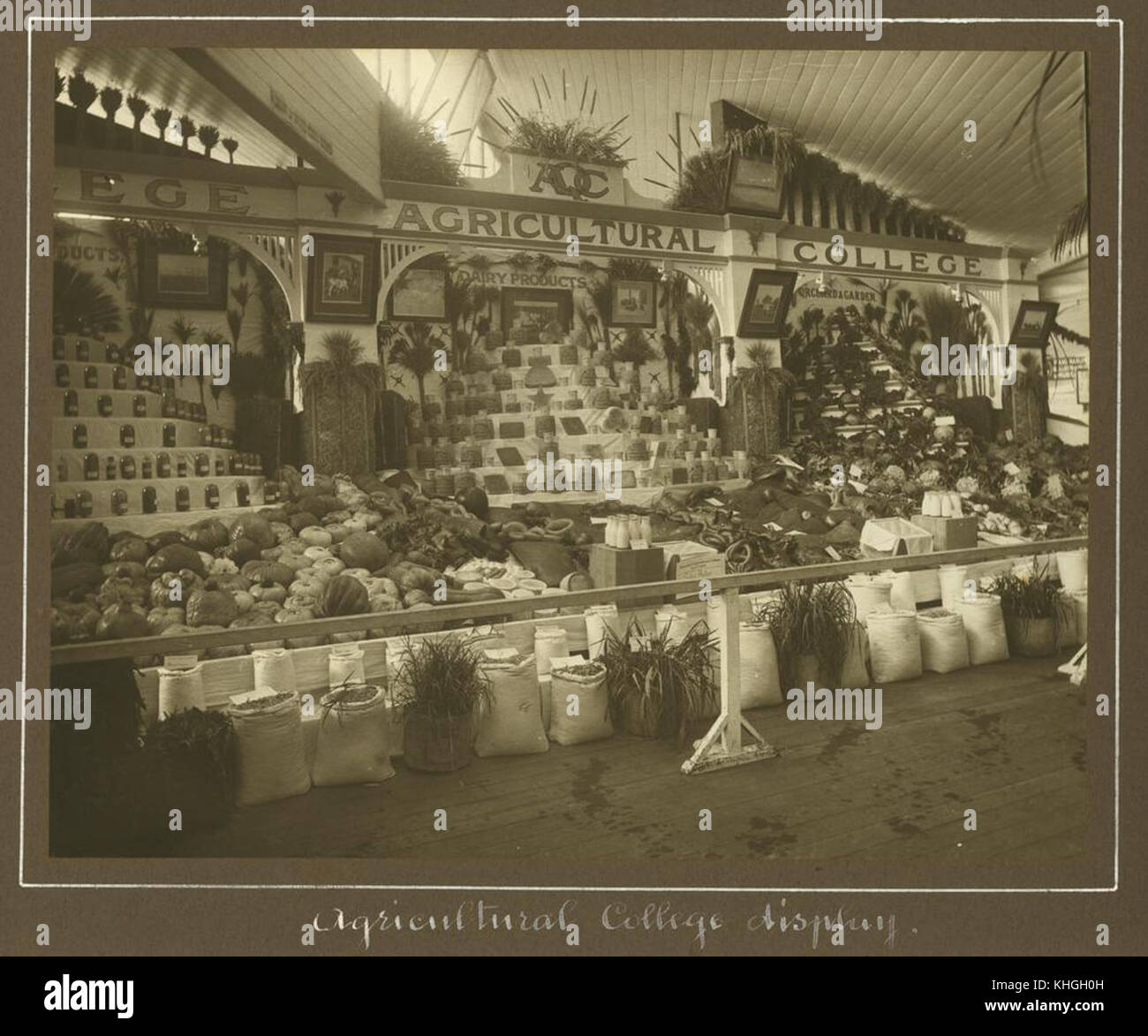 2 254918 Queensland Agricultural College Display At The Exhibition 
