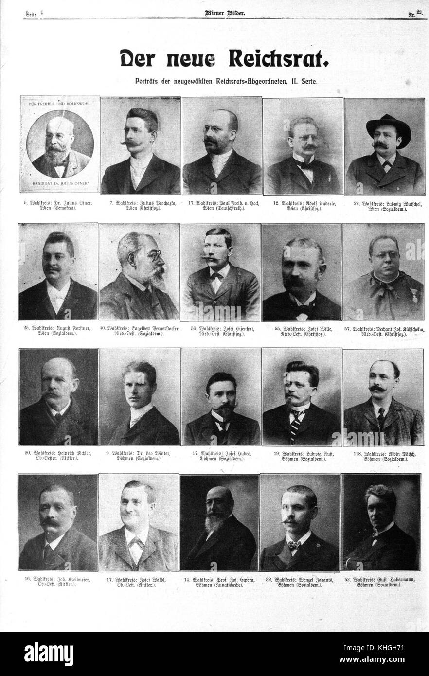 Wiener Bilder, 29. Mai 1907, S. 4 Stock Photo Alamy