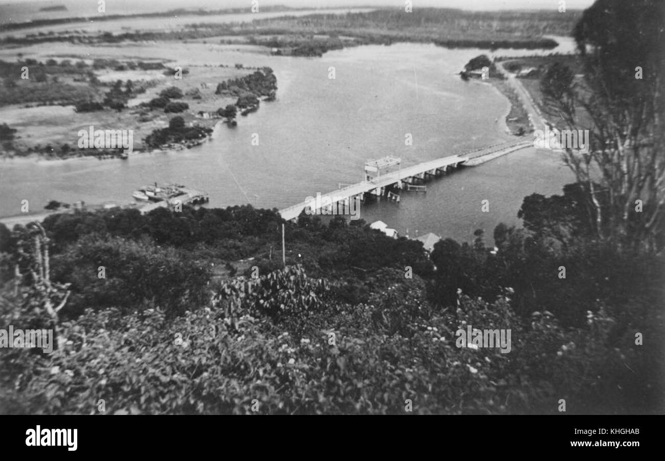 1 292939 Aerial view of Tweed Heads, its headlands and river, ca. 1940 Stock Photo Alamy