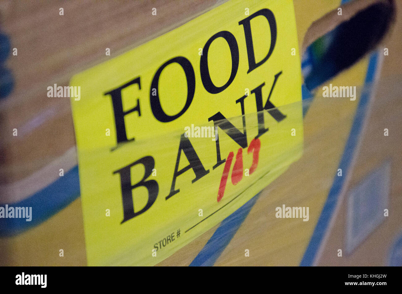 Sorting operations at Capitol Area Food Bank in Washington, D.C. on
