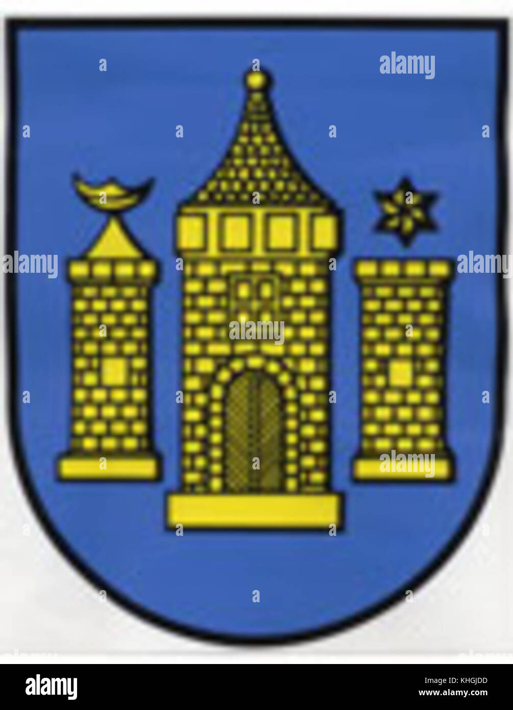 Wappen Rechnitz Stock Photo