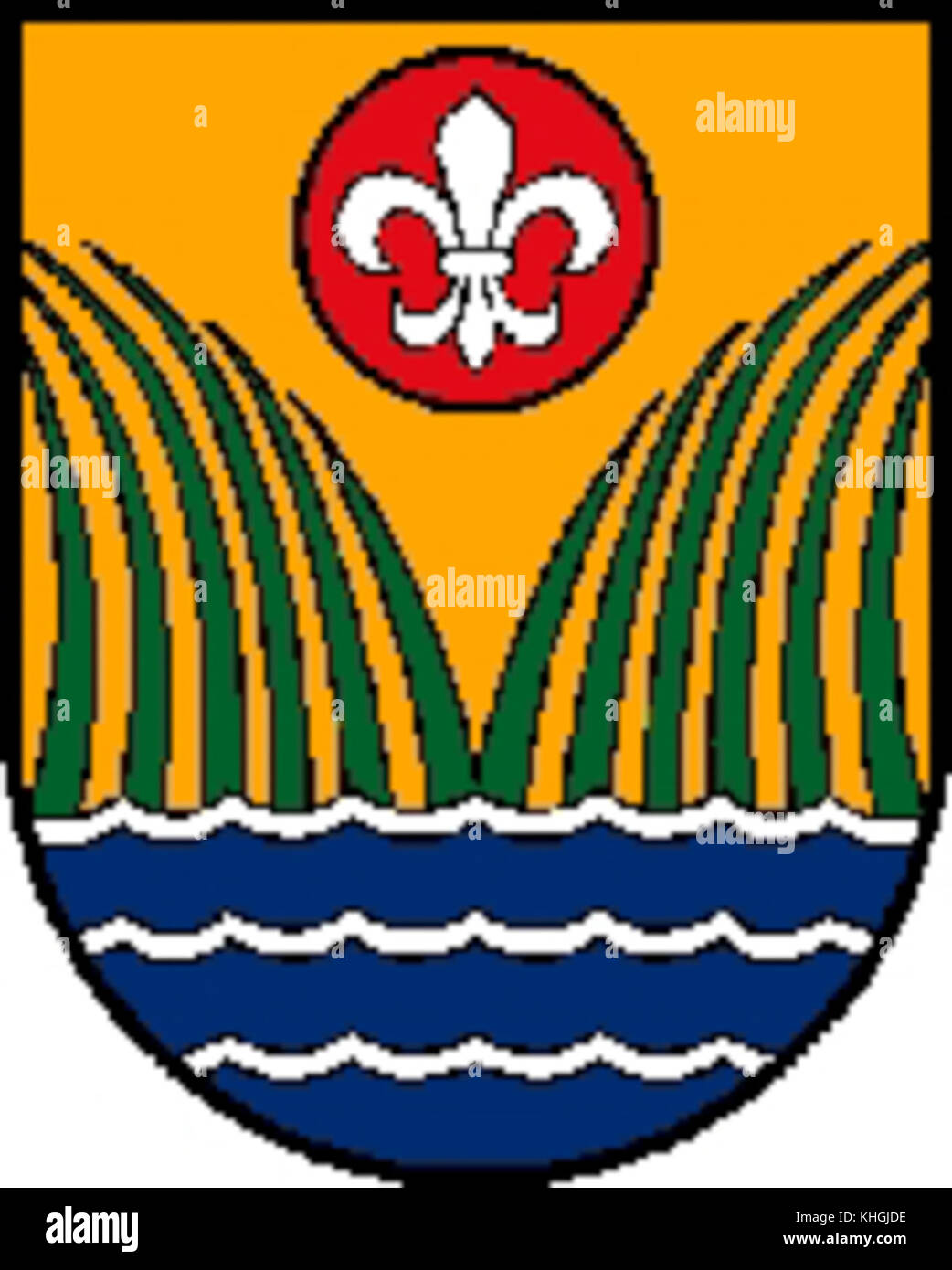 Wappen at zell am moos Stock Photo