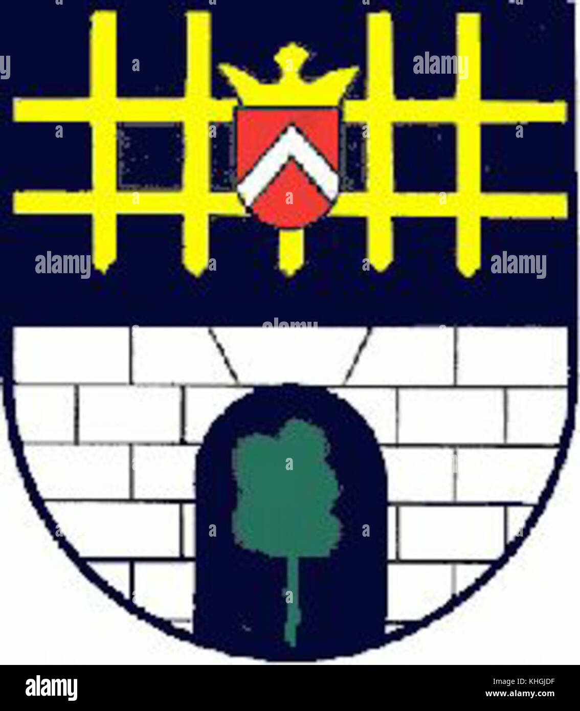 Wappen Pischelsdorf in der Steiermark Stock Photo