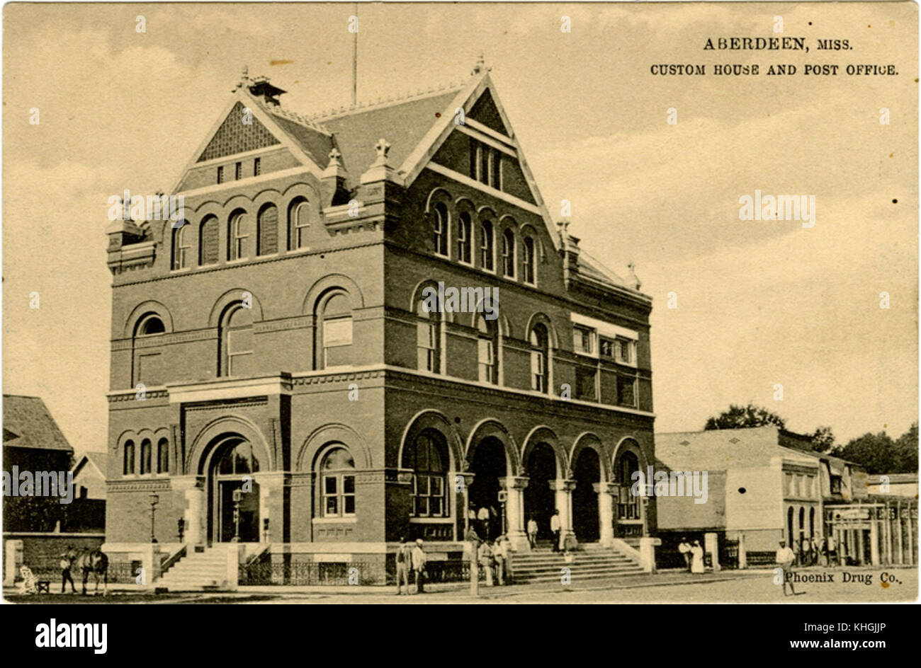 Aberdeen Post Office Stock Photo Alamy