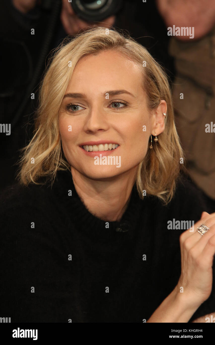 Hamburg, Germany, 17th Nov, 2017. Diane Kruger attending the "NDR