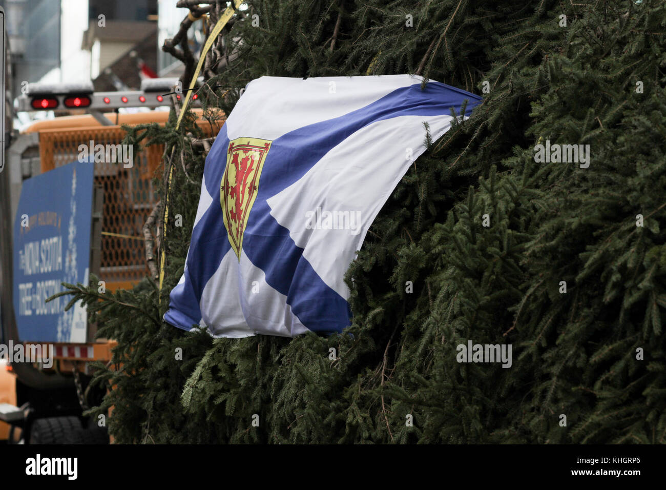 Halifax, Canada. 17th Nov, 2017. CANADA The annual Tree for Boston