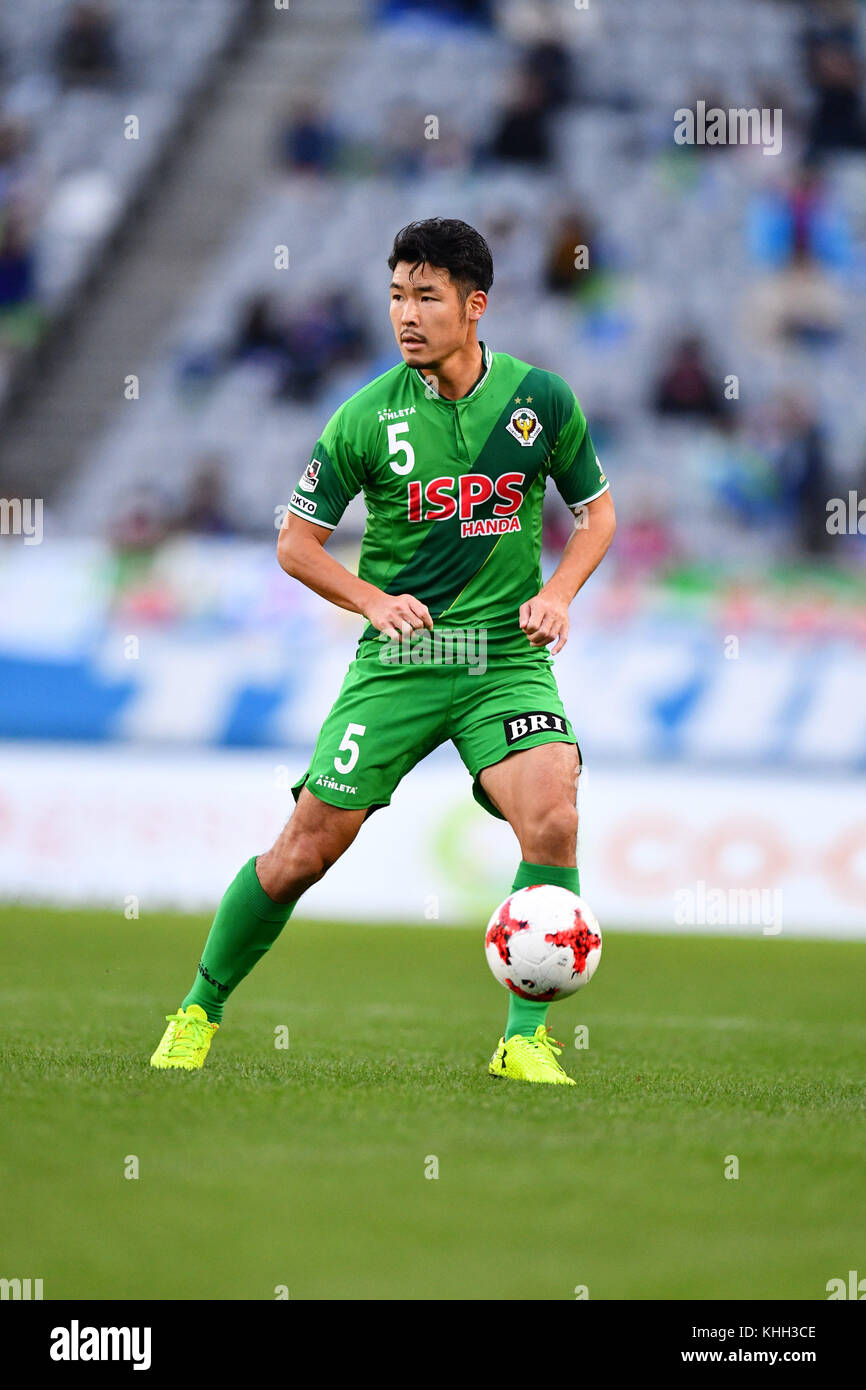 Tokyo, Japan. 19th Nov, 2017. ≥∫ Tomohiro Taira (Verdy) Football/Soccer
