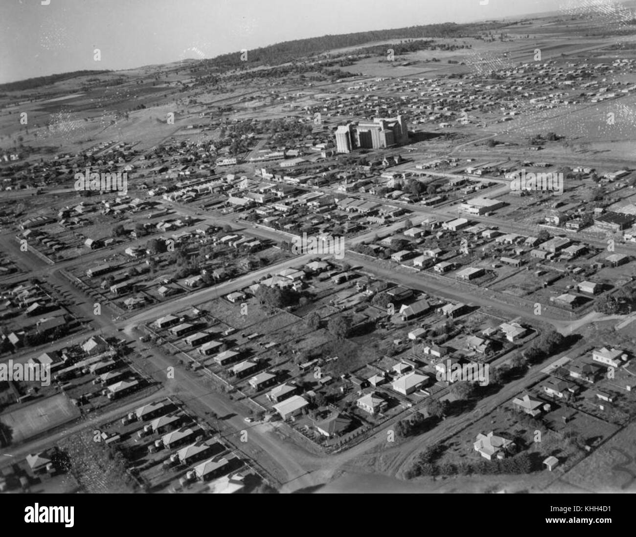 1 208041 Town of Kingaroy from the air, 1951 Stock Photo - Alamy