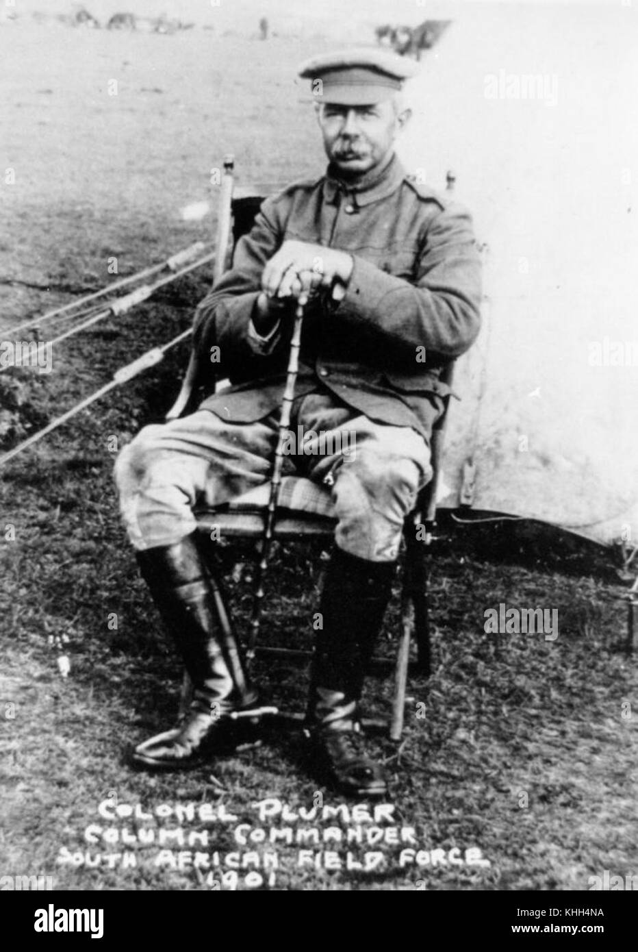 2 187251 Colonel Plumer, South African Field Force, 1901 Stock Photo