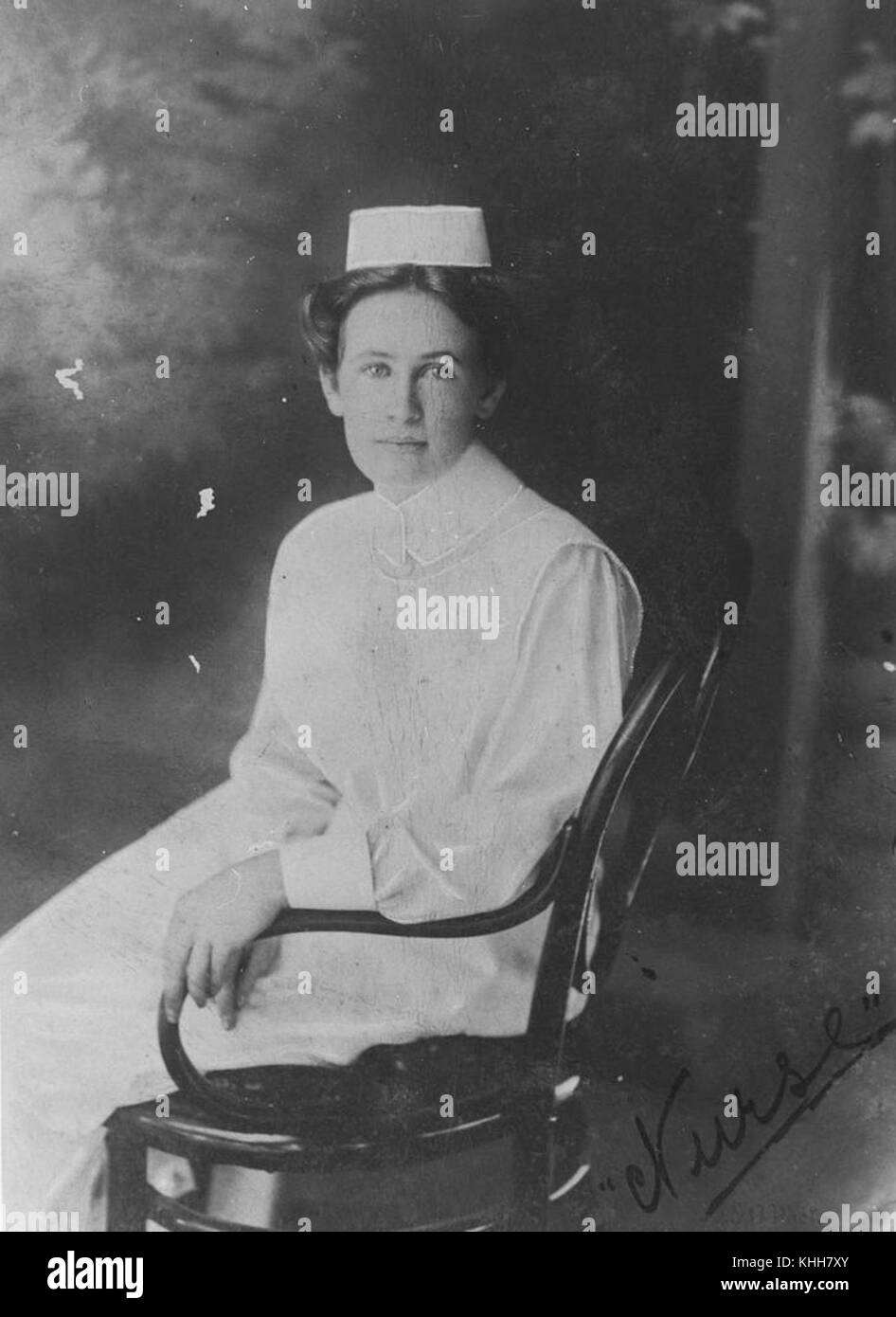 2 292043 Lillian Quinn in her nurse's uniform, ca. 1910 Stock Photo Alamy