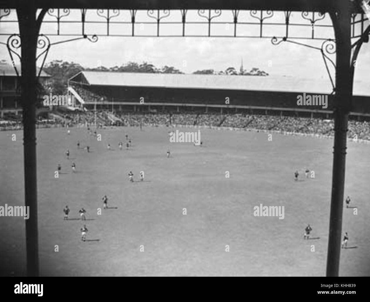 VFL Grand Final in 1945 at the MCG Stock Photo Alamy