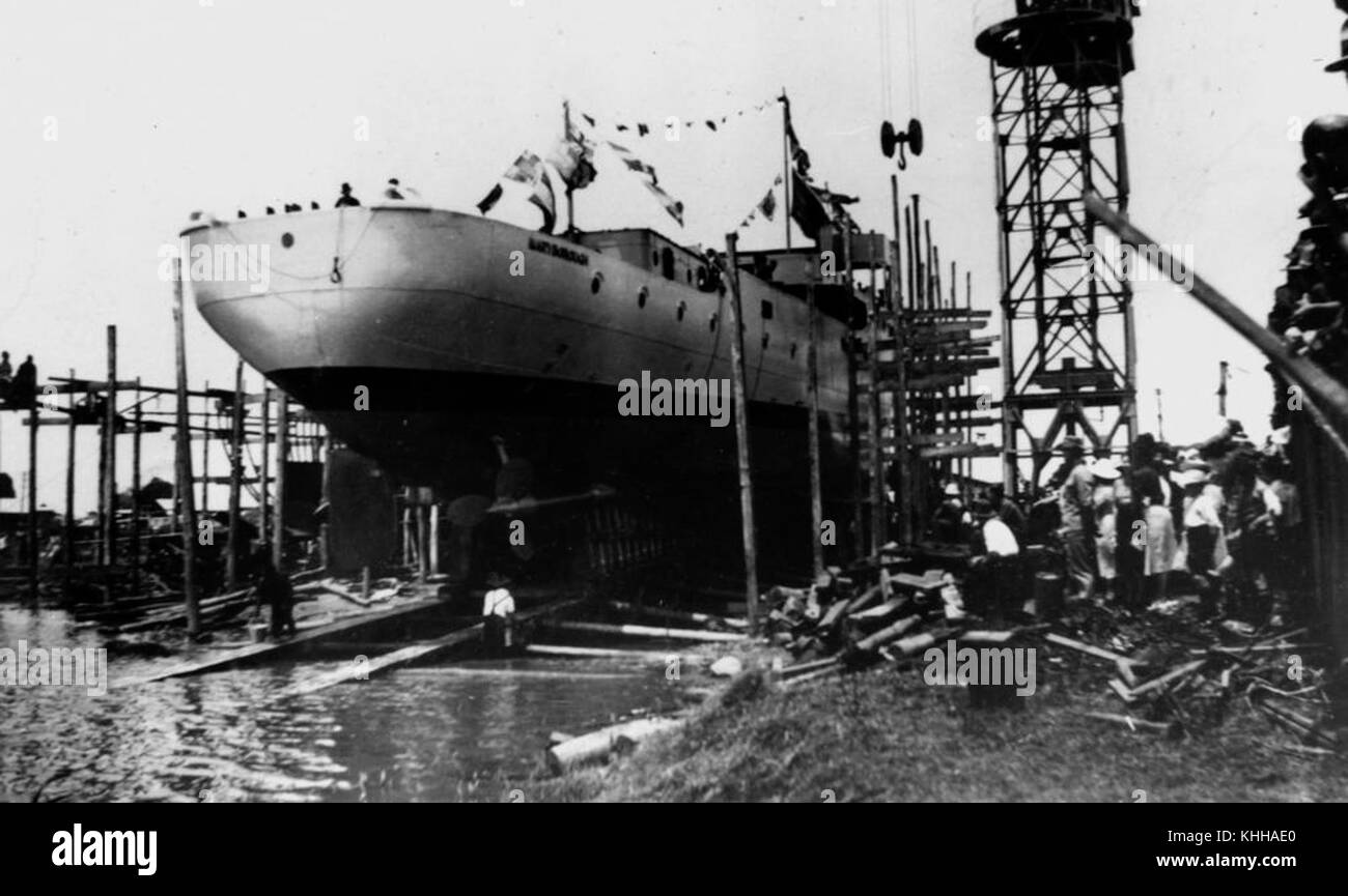 Maryborough was a British sailing ship launched in 1864, known for its service in the Australian merchant fleet. The vessel participated in several voyages between the UK and Australia during the 19th century. Stock Photo