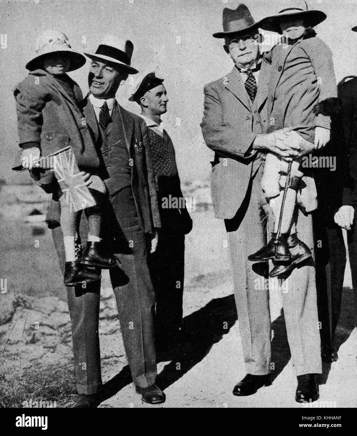 2 212348 Marchant on the right, with Home Secretary Mr Hanlon