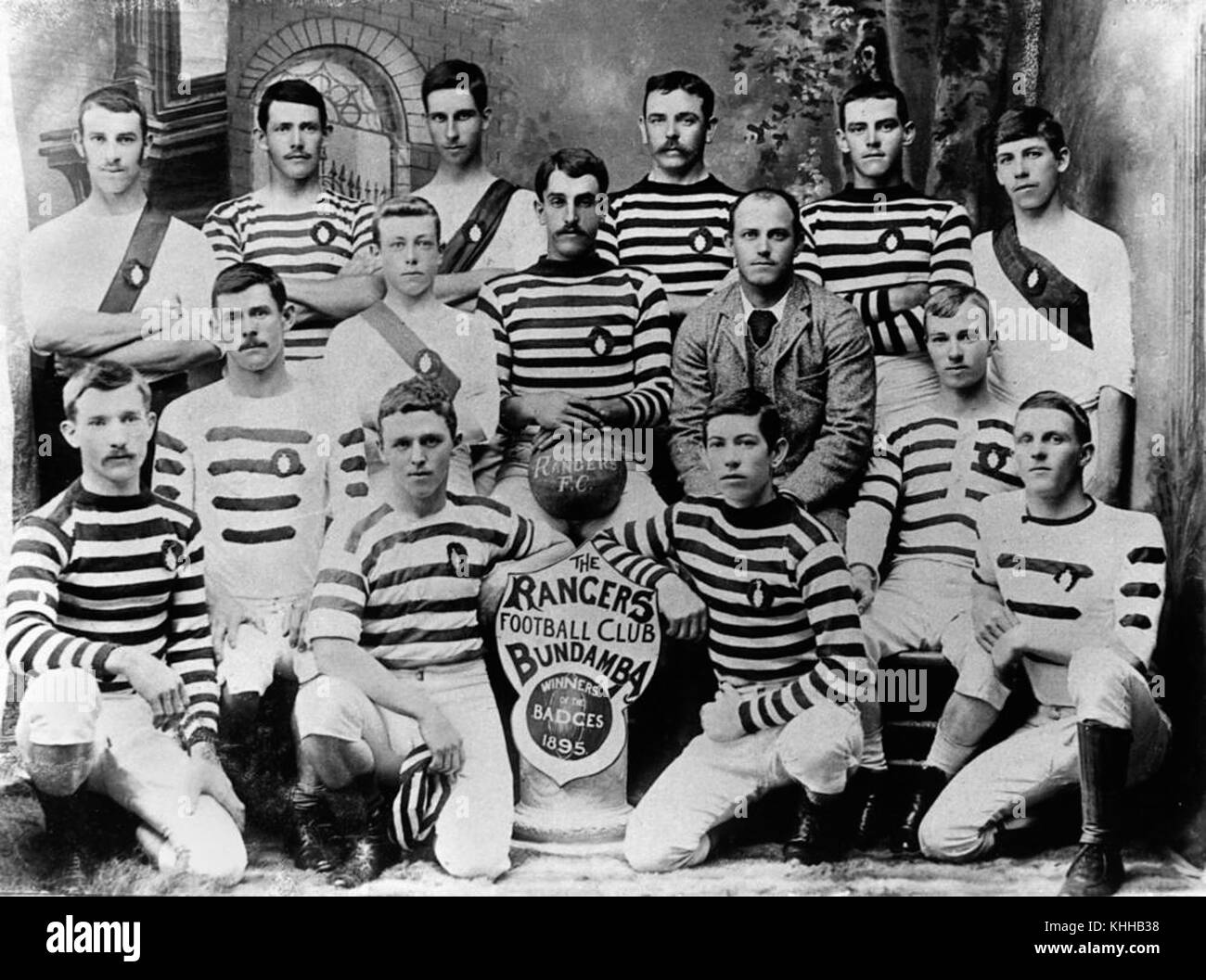 Football badges Black and White Stock Photos & Images - Alamy