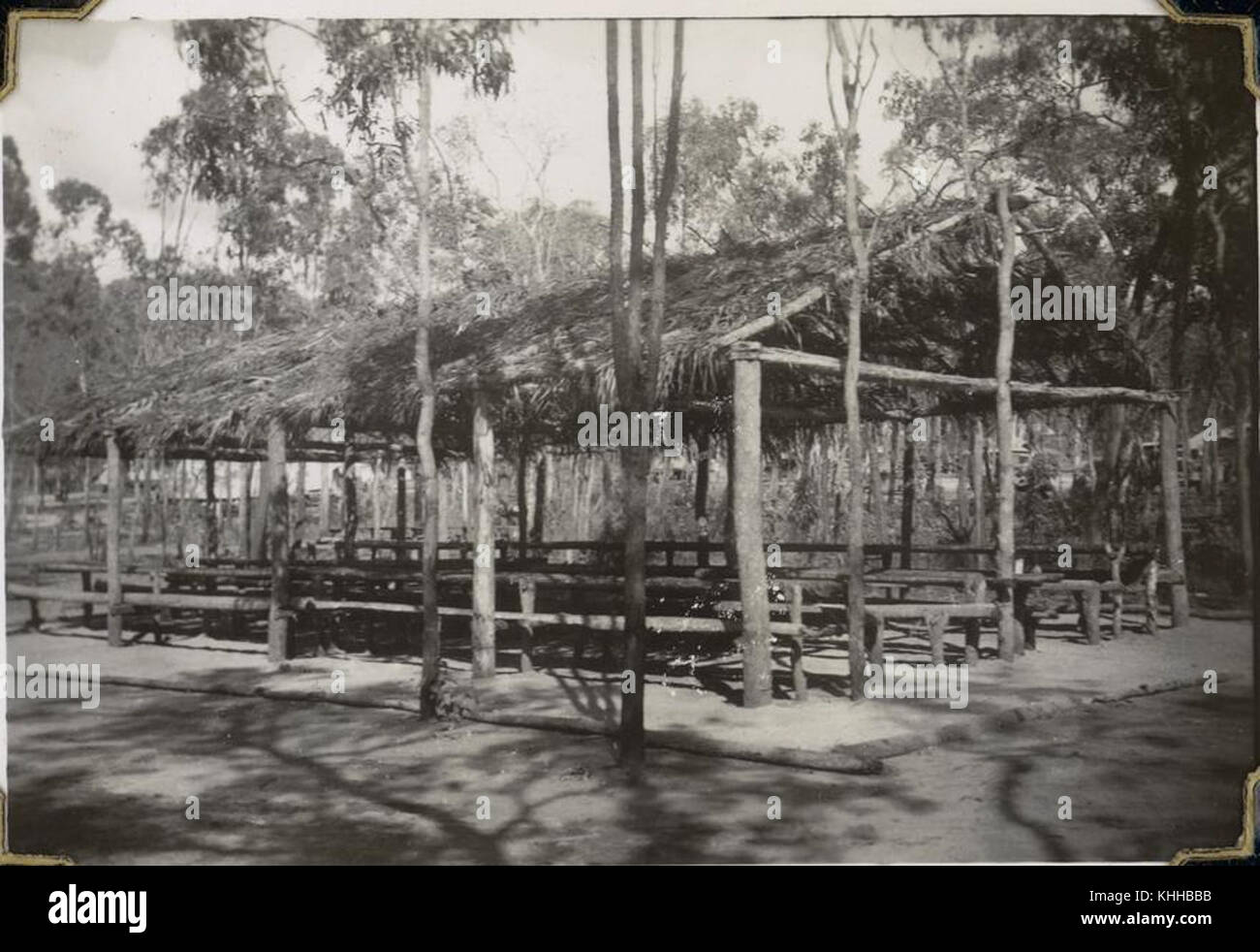 2 247431 Tropical dining at the Men's Mess, Rollingstone army camp, Queensland, 1943 Stock Photo