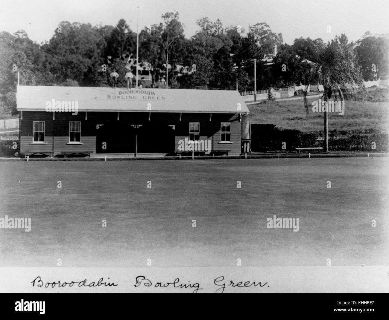 1 157509 Clubhouse of the Booroodabin Bowling Green, Bowen Hills, Brisbane, 1907 Stock Photo