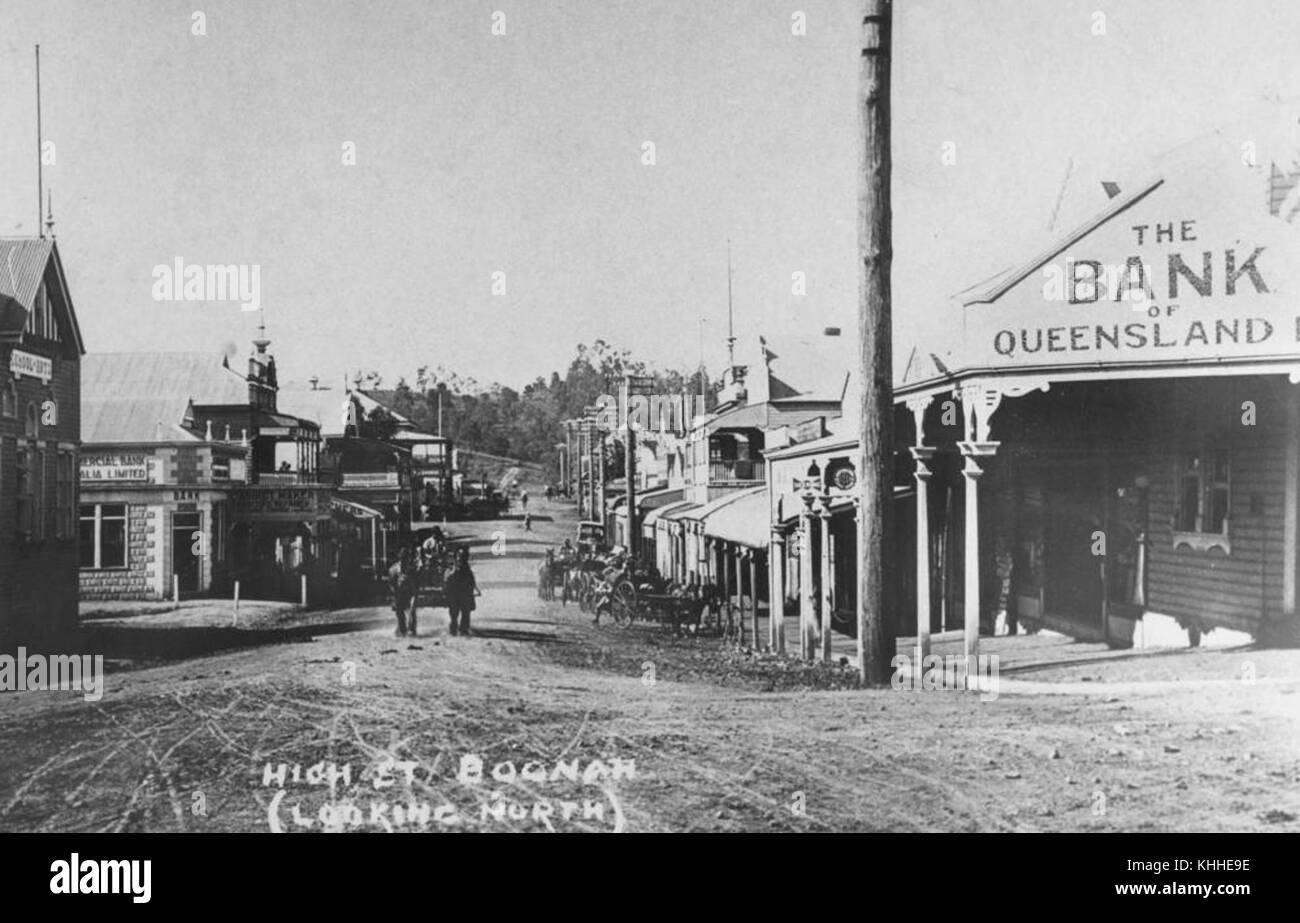 1 151279 High Street Boonah, ca. 1917 Stock Photo Alamy