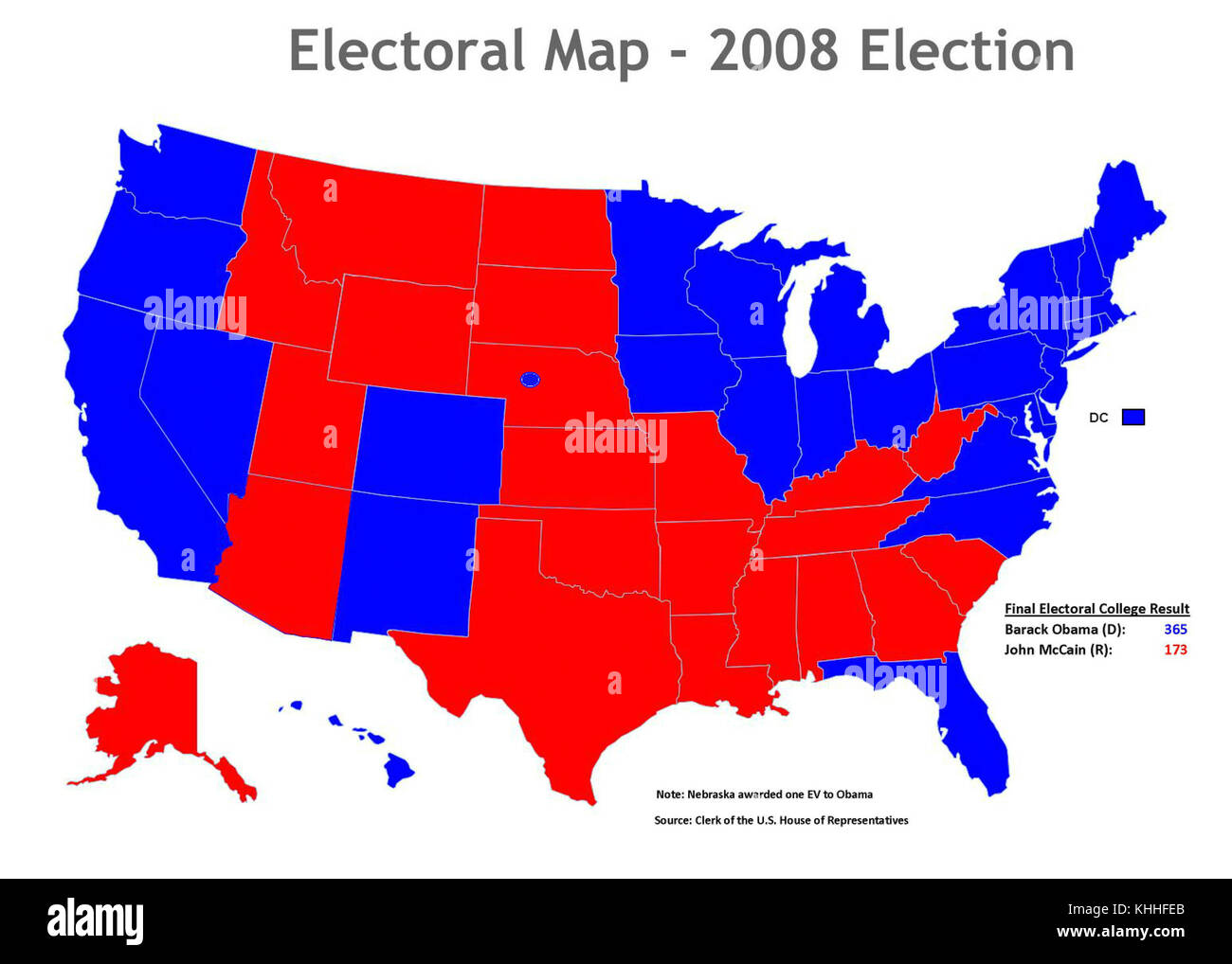 2008 Election Map 30254980034 Stock Photo Alamy 2008 Election Map 30254980034 KHHFEB