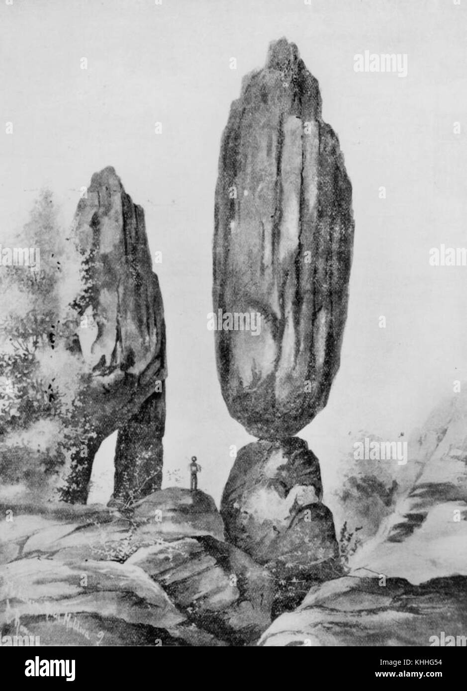 2 120680 Hanging Rock at Muldiva, Queensland Stock Photo - Alamy