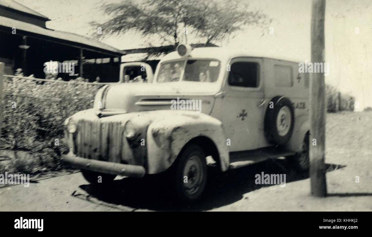 2 239710 Ambulance Car of the Methodist Inland Mission Stock Photo