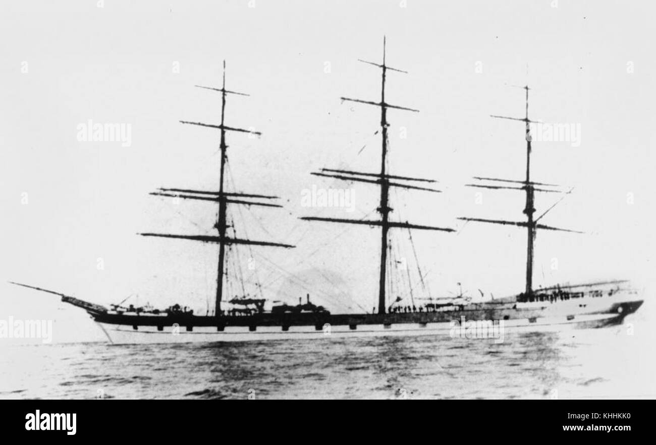 1 142035 Three masted ship Niobe Stock Photo Alamy