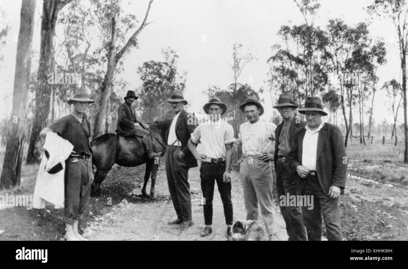 1 176271 Council workers, Wondai, ca. 1925 Stock Photo