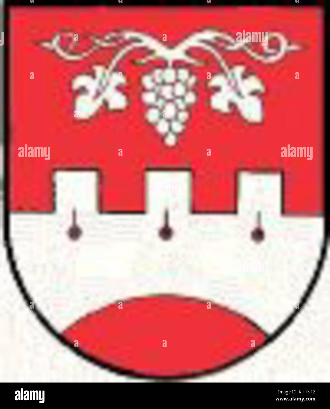 Wappen Hohenbrugg-Weinberg Stock Photo