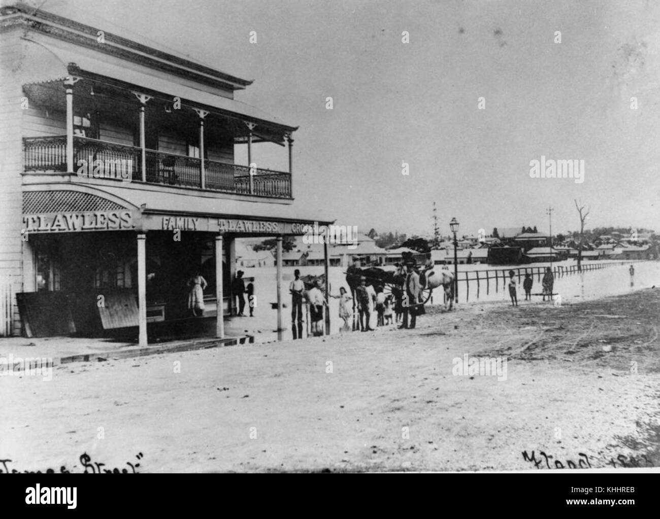 Grocery shop Black and White Stock Photos & Images Alamy
