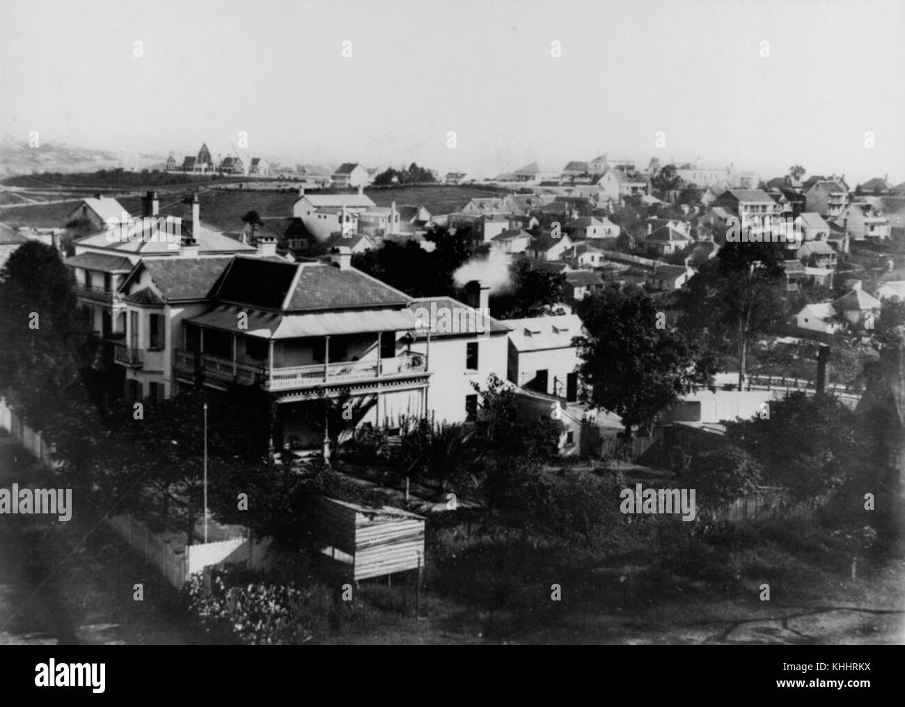 1 185255 Houses in Spring Hill, Brisbane, 1886 Stock Photo Alamy