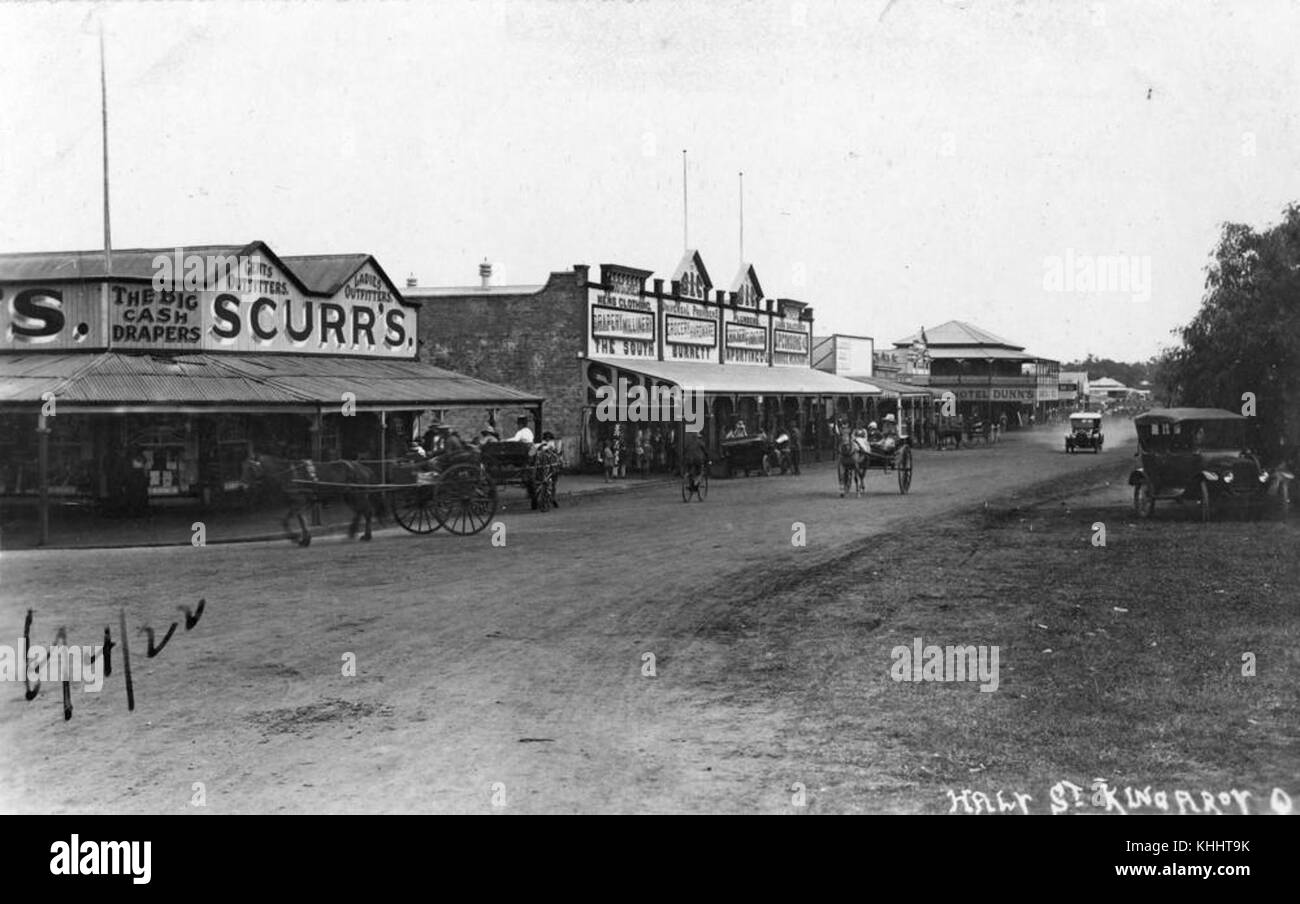 1 208129 Haly Street Kingaroy, 1922 Stock Photo Alamy