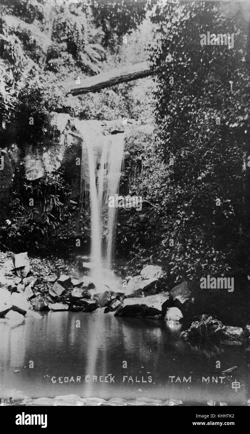 2 154007 Curtis Falls at Mount Tamborine, Queensland, ca. 1917 Stock