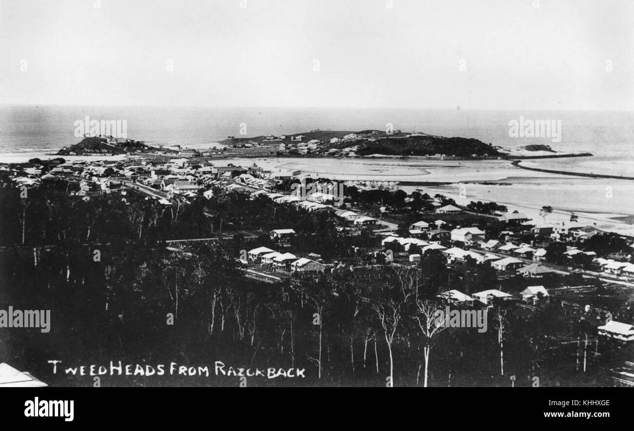 2 296475 Tweed Heads from Razorback Stock Photo Alamy