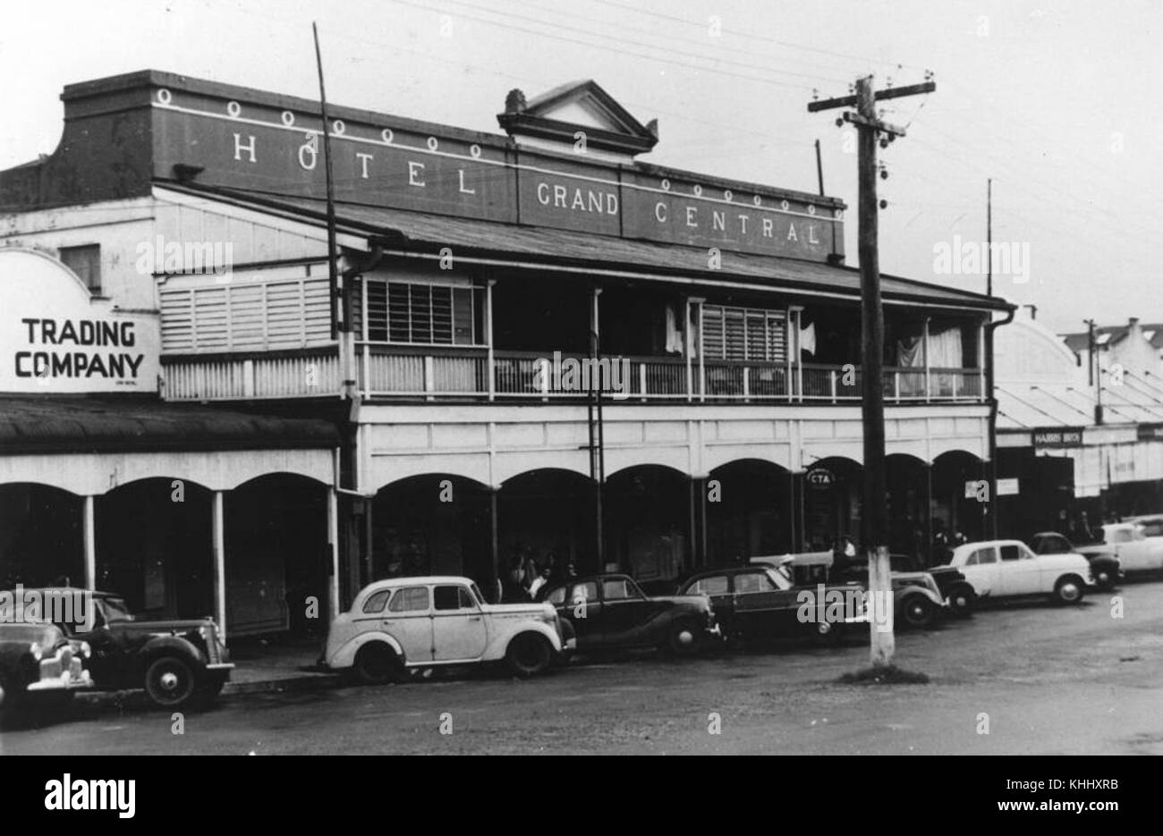 1 76211 Hotel Grand Central at Innisfail in the 1950s Stock Photo Alamy