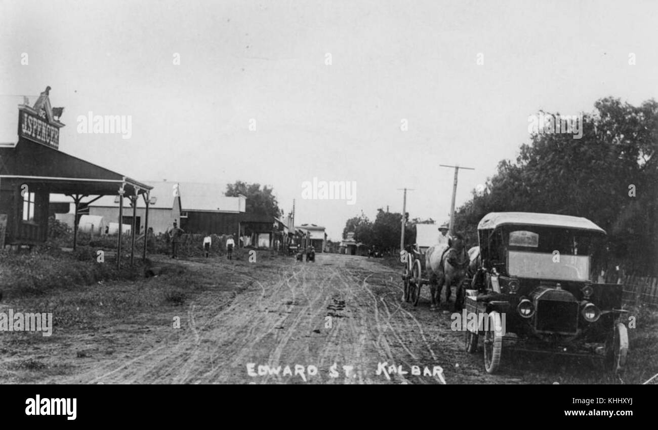 1 176043 View of Edward Street, Kalbar in the 1920s Stock Photo Alamy