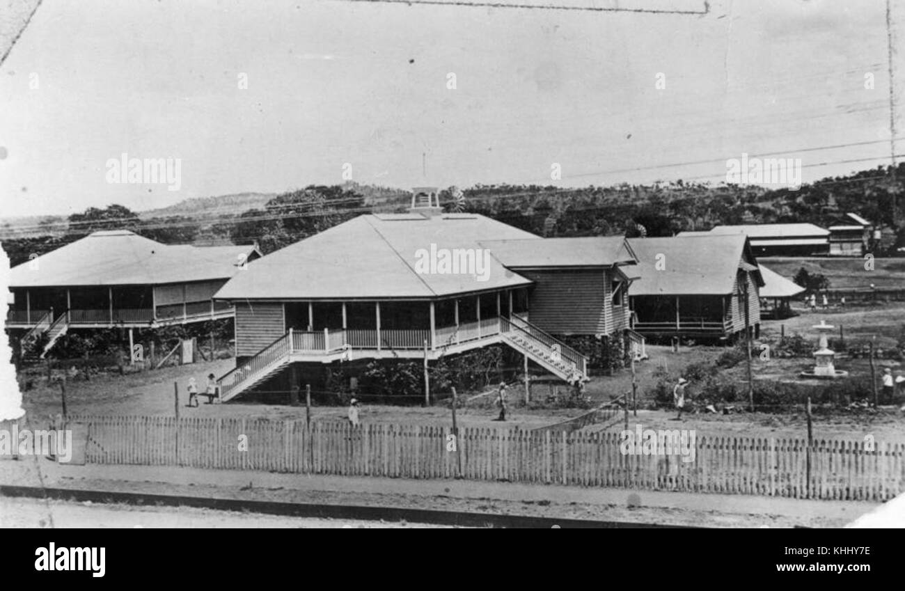 2 77455 Springsure State School, Queensland around 1929 Stock Photo