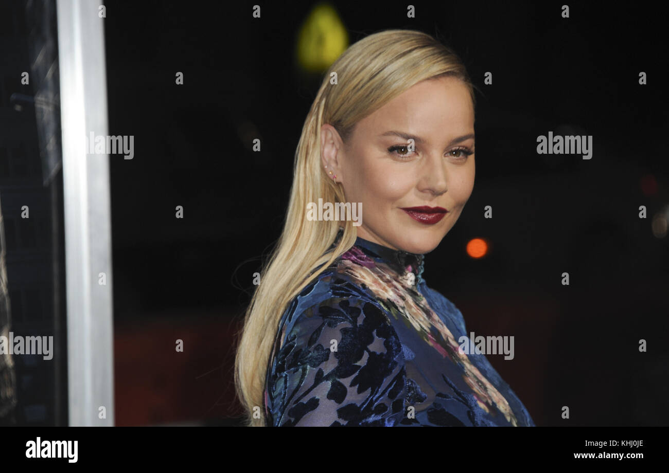 Film Premiere Geostorm Featuring: Abbie Cornish Where: Los Angeles ...