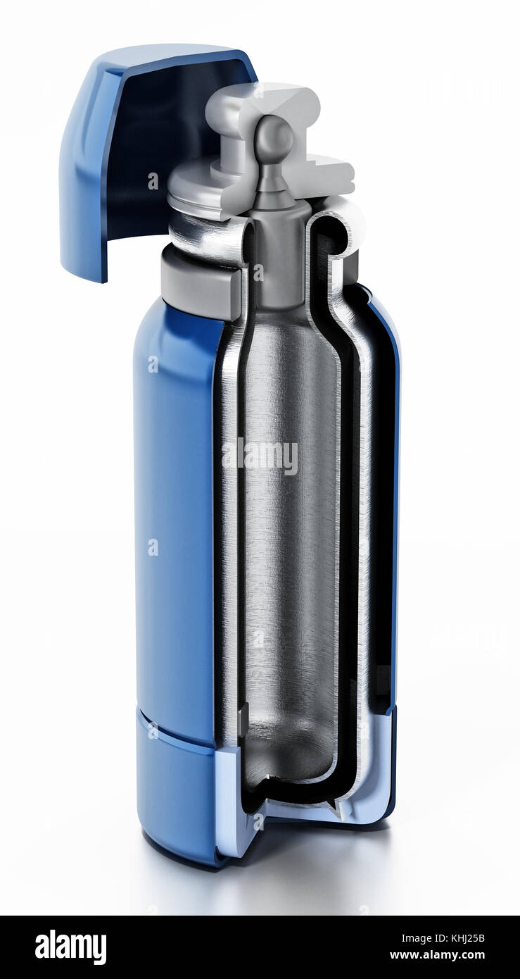 Diagram showing vacuum flask layers. 3D illustration Stock Photo - Alamy