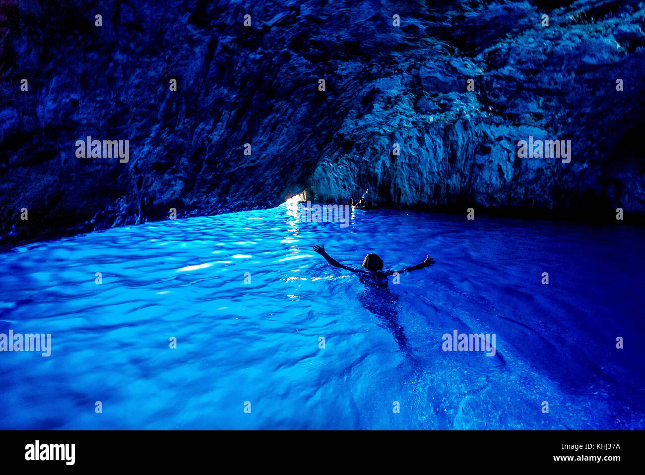 Capri blue grotto hi-res stock photography and images - Alamy