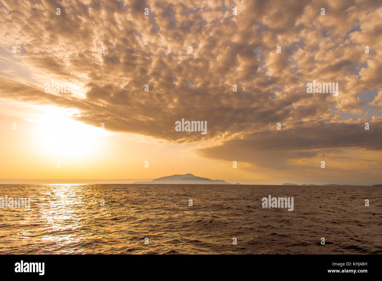 Italy sunset coast hi-res stock photography and images - Alamy