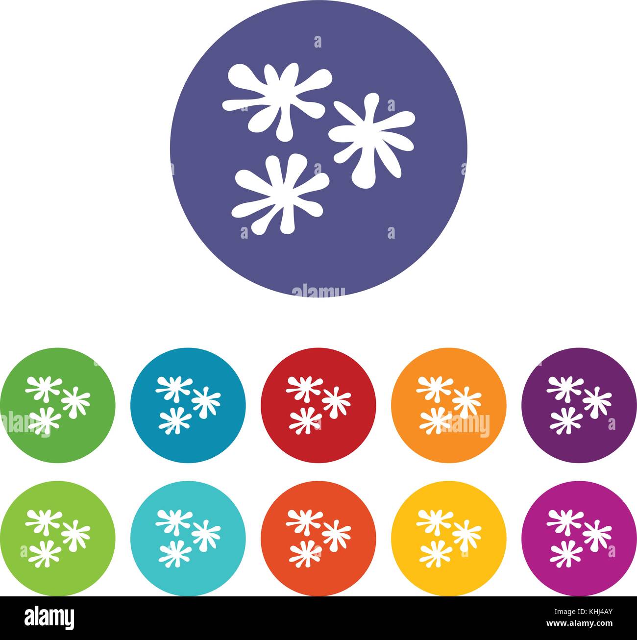 Paintball blob set icons Stock Vector Image & Art - Alamy