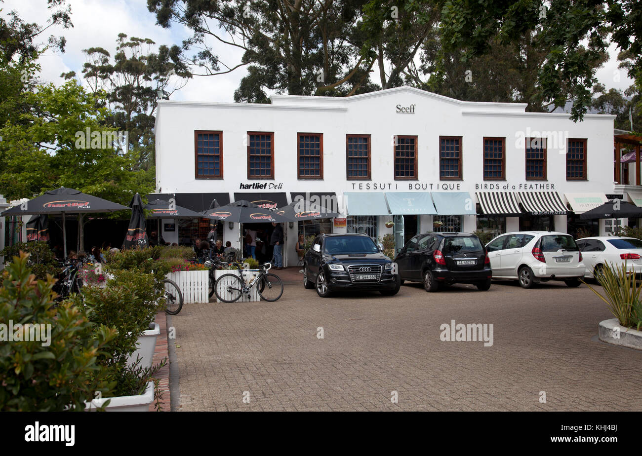 Shops and Cafes in High Constantia Centre in Cape Town South Africa