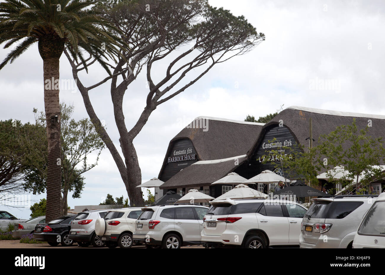 Restaurants on Constantia Nek in Cape Town South Africa Stock Photo