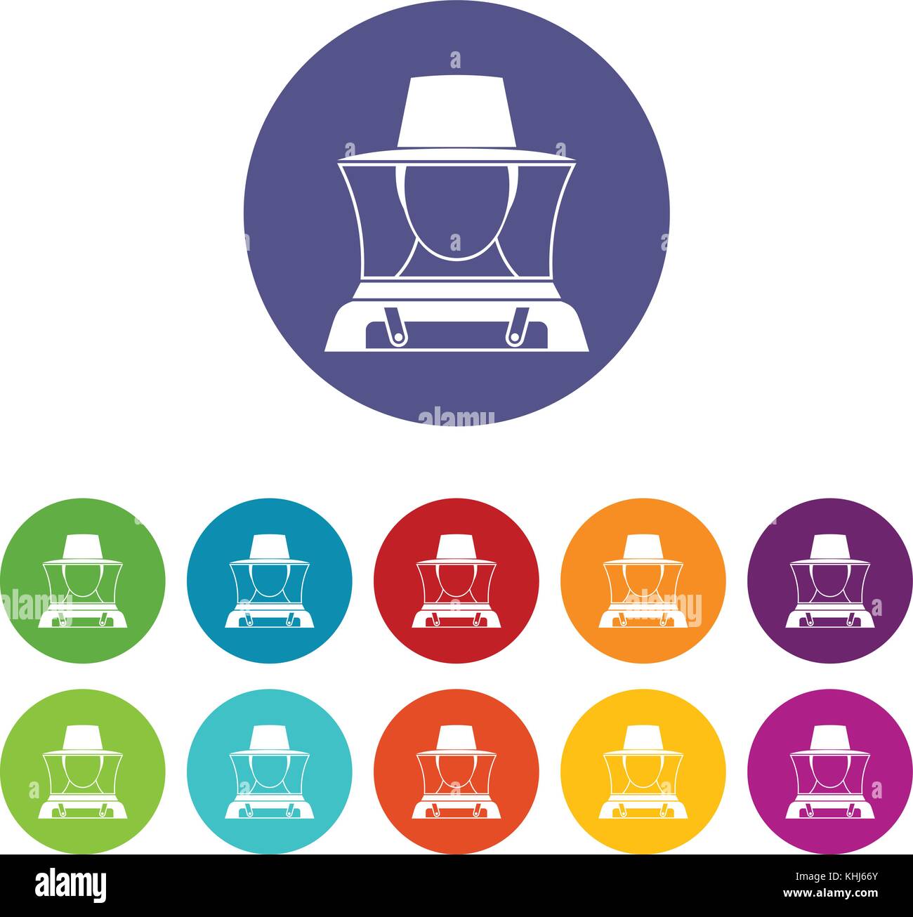 Beekeeper set icons Stock Vector Image & Art - Alamy