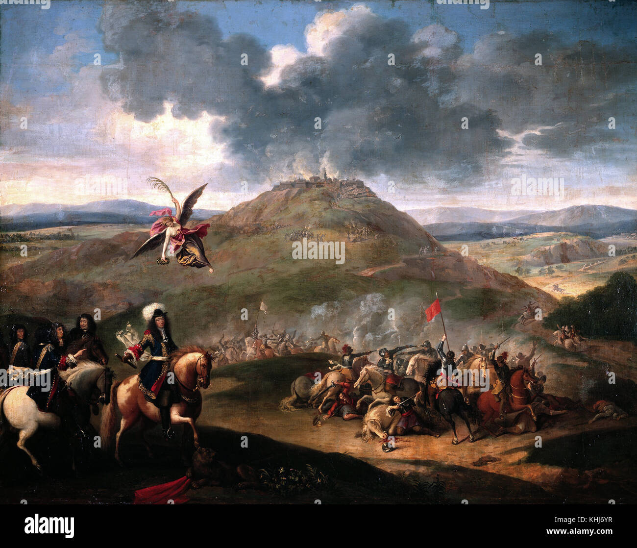 Simon de Laminois - Capture of Montmédy  1657 Stock Photo