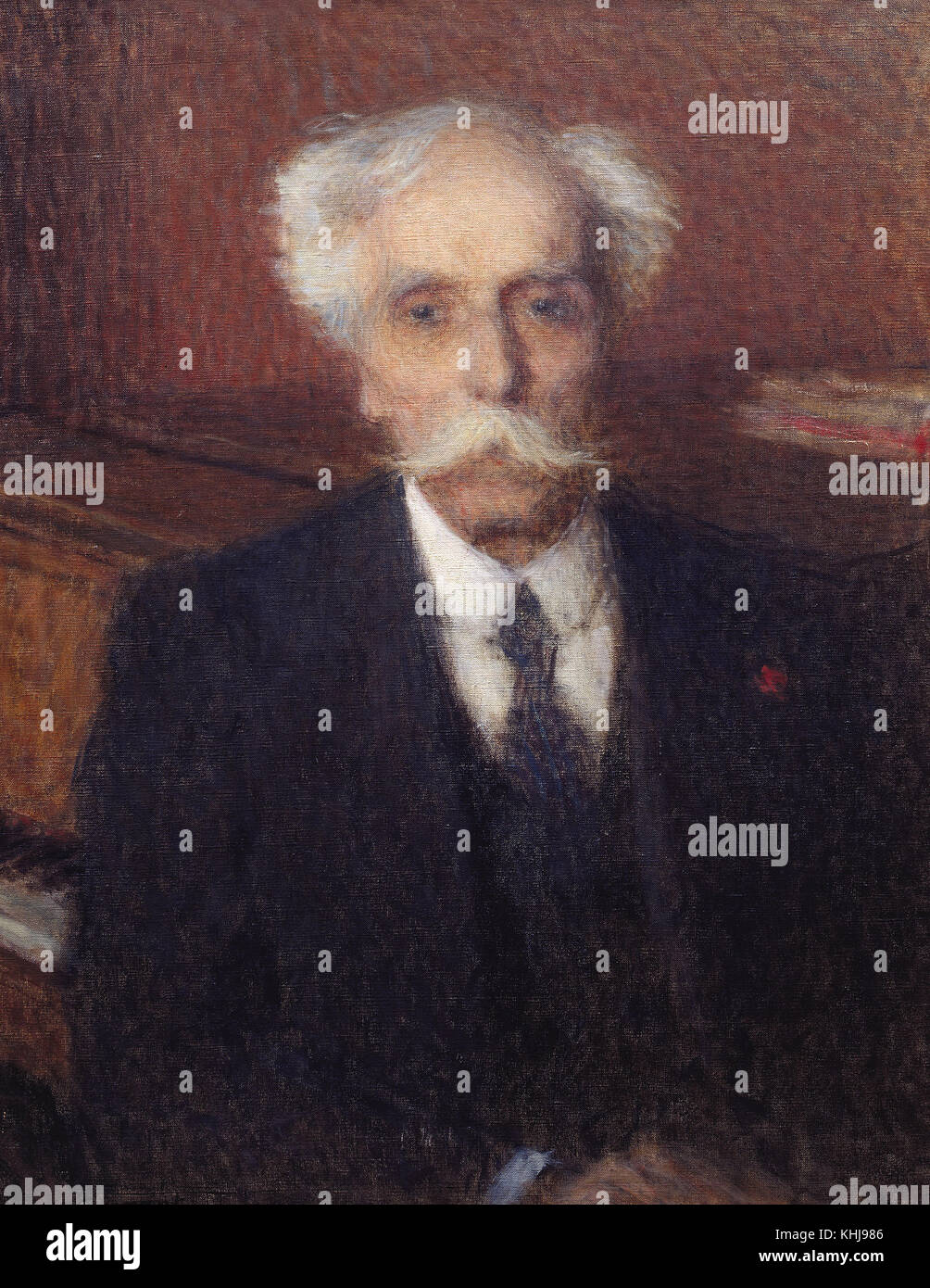 Laurent Ernest - Portrait of Gabriel Fauré, composer  1924 Stock Photo