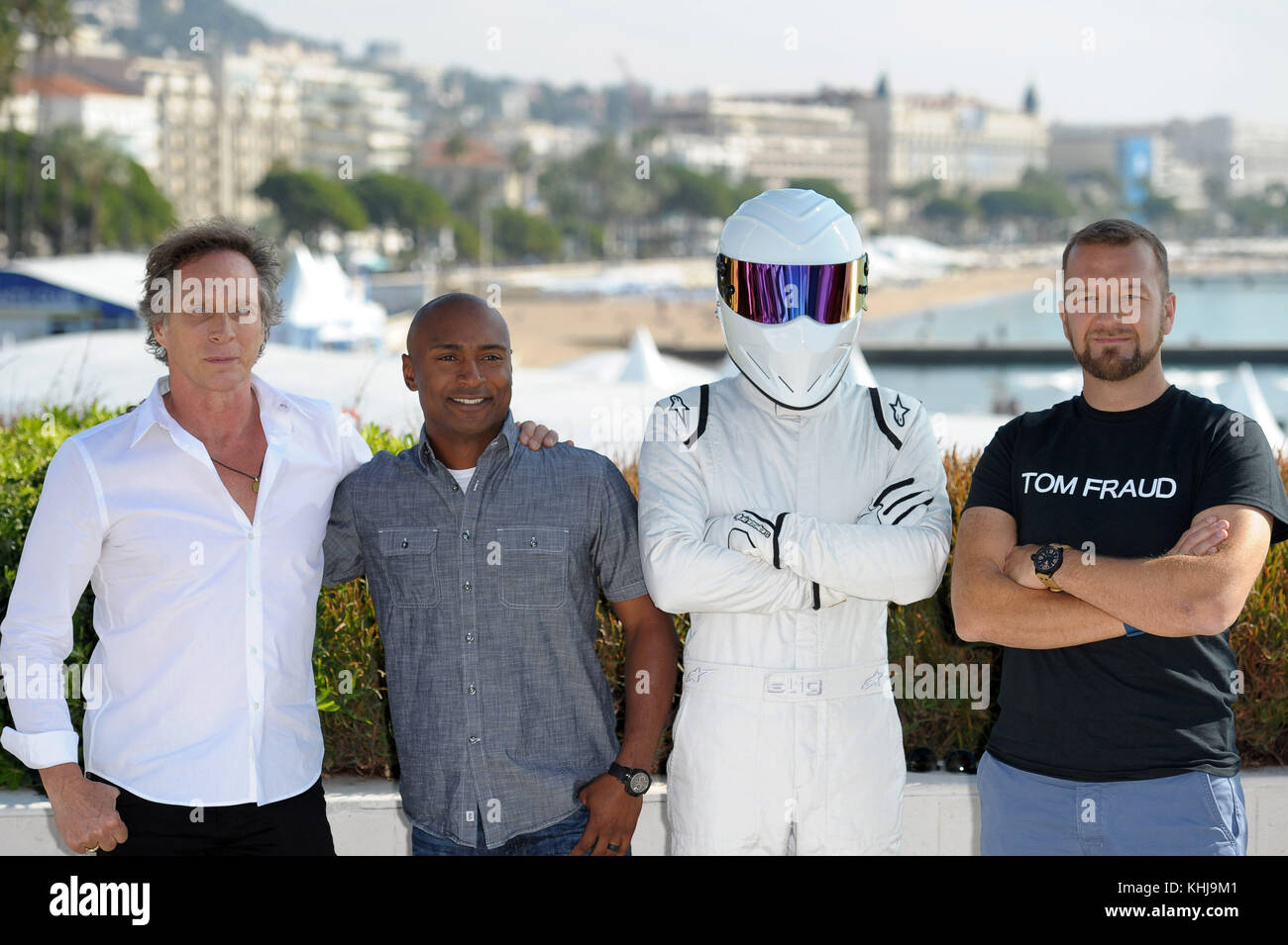 MIPCOM 2017 - Top Gear America - Photocall Featuring: The Stig, Antron Brown,  William Fichtner, Tom Ford Where: Cannes, Provence-Alpes-Côte d'Azur,  France When: 17 Oct 2017 Credit: IPA/WENN.com **Only available for  publication