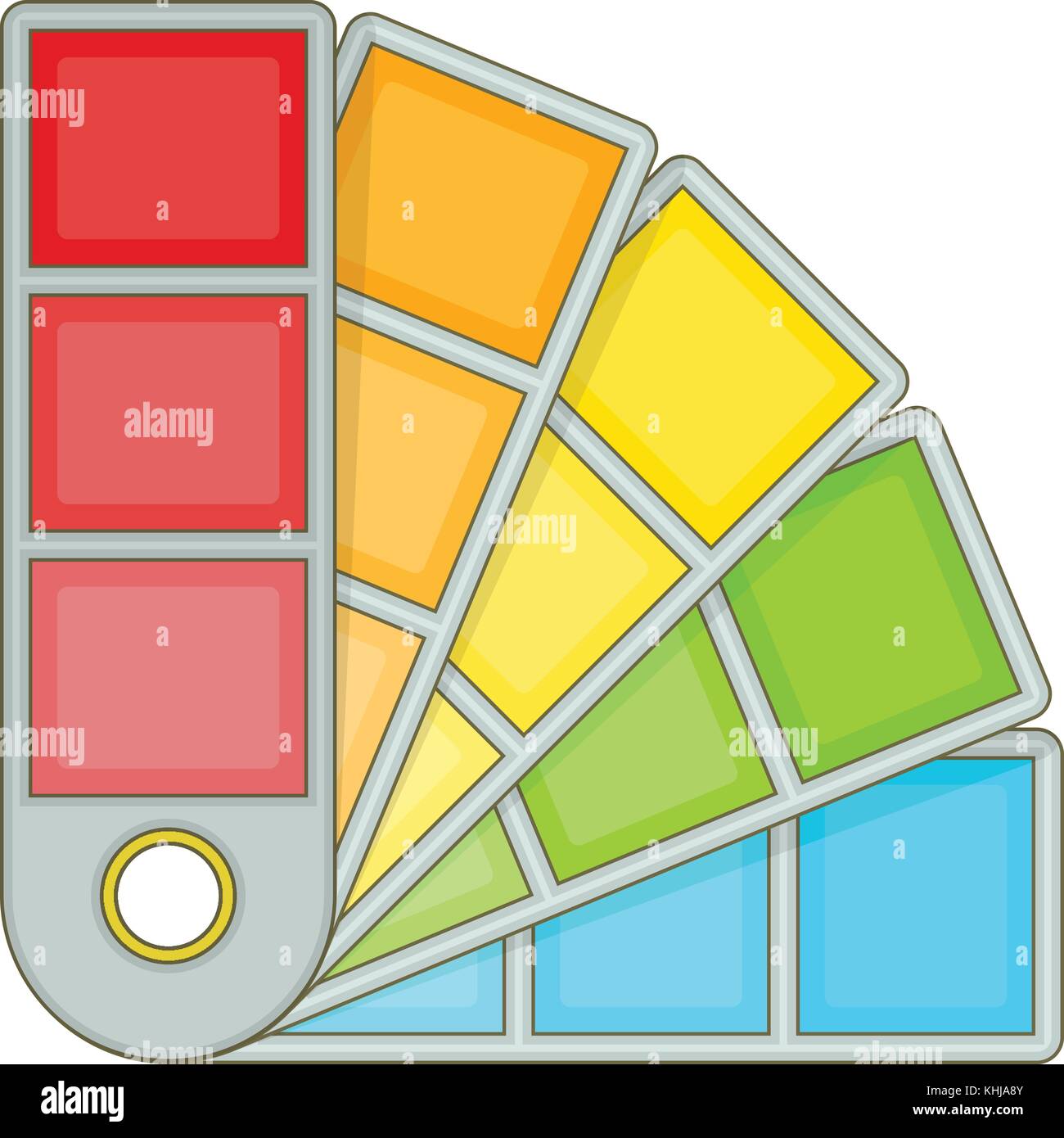 Color palette guide icon, cartoon style Stock Vector Image & Art - Alamy