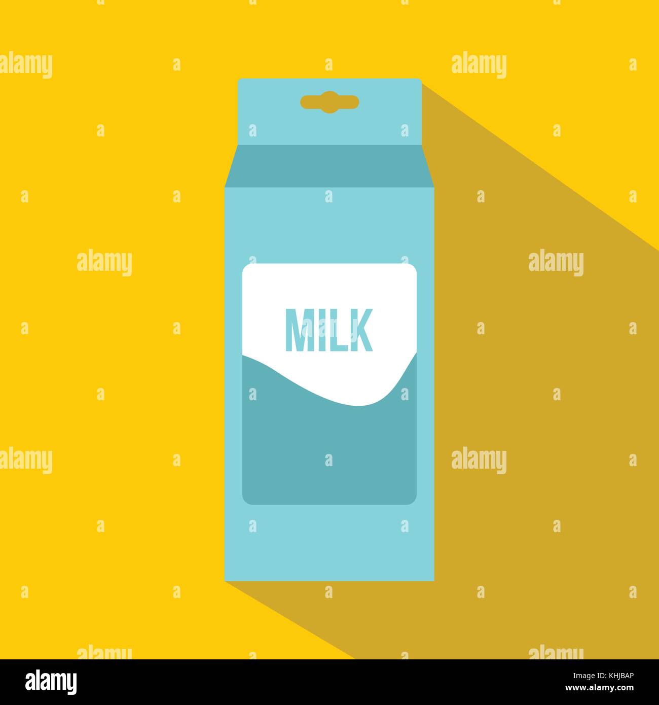 Milk icon, flat style Stock Vector Image & Art - Alamy